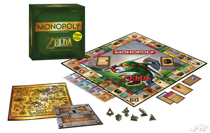 Contenu du jeu Monopoly The Legend of Zelda