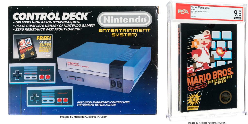 Vente record aux enchères pour un exemplaire de Super Mario Bros.