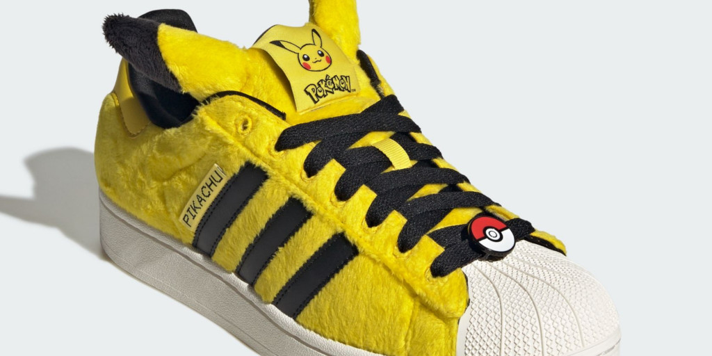 Collaboration entre Pokémon et Adidas pour une gamme de chaussures