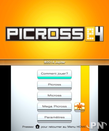 Picross e4 sur 3DS
