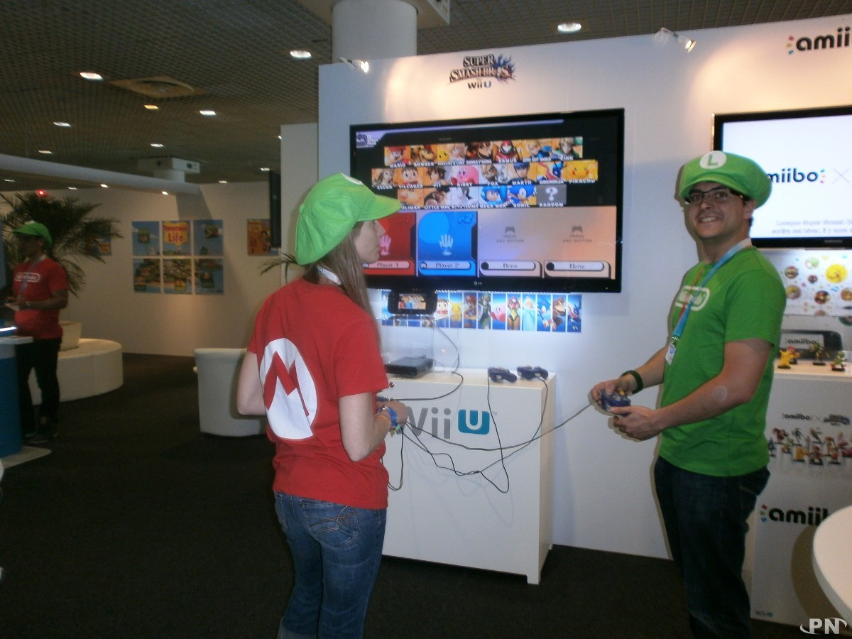 IDEF 2014 : Smash Bros Wii U sur le stand de Nintendo