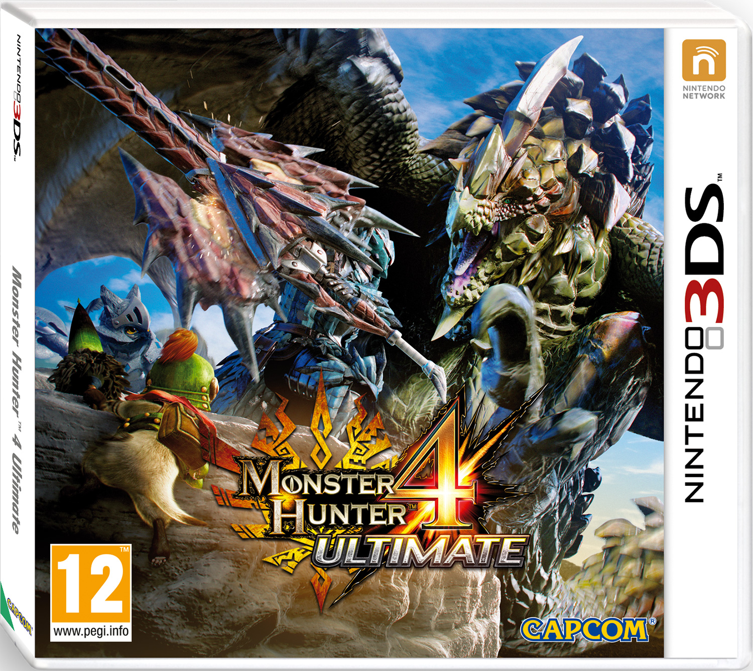Boîte du jeu Monster Hunter 4 Ultimate 3DS