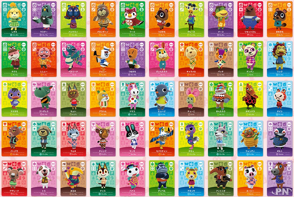 La série 4 des cartes amiibo Animal Crossing en images < News < Puissance  Nintendo