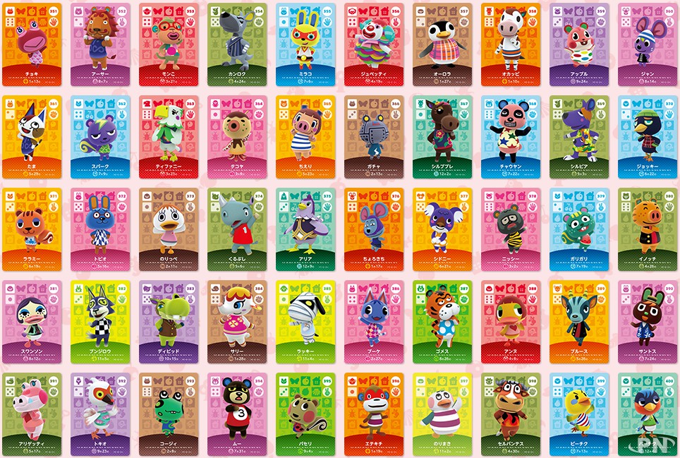 La série 4 des cartes amiibo Animal Crossing en images < News