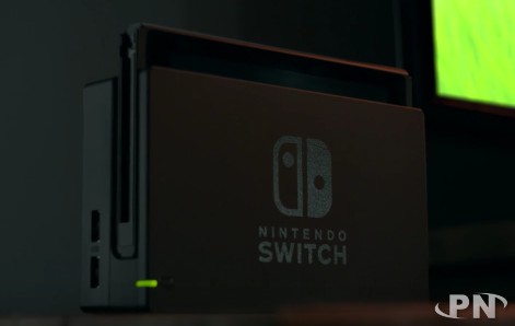 La console Nintendo Switch dans son Dock