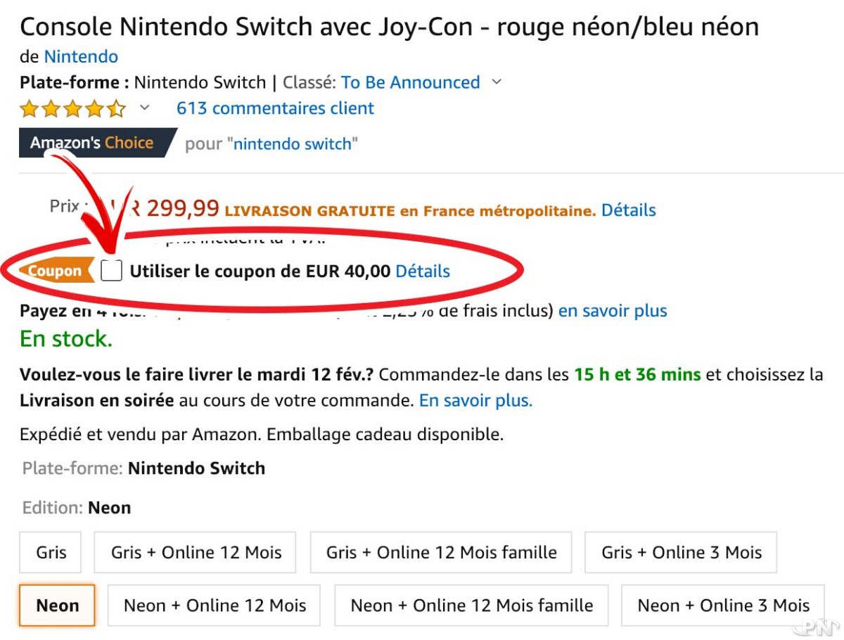 promo Switch Amazon France