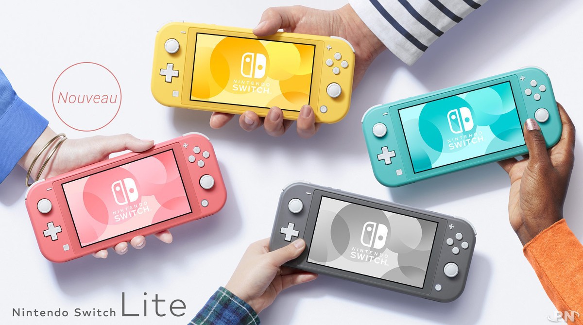 La Nintendo Switch Lite et ses coloris à l'assaut des familles !