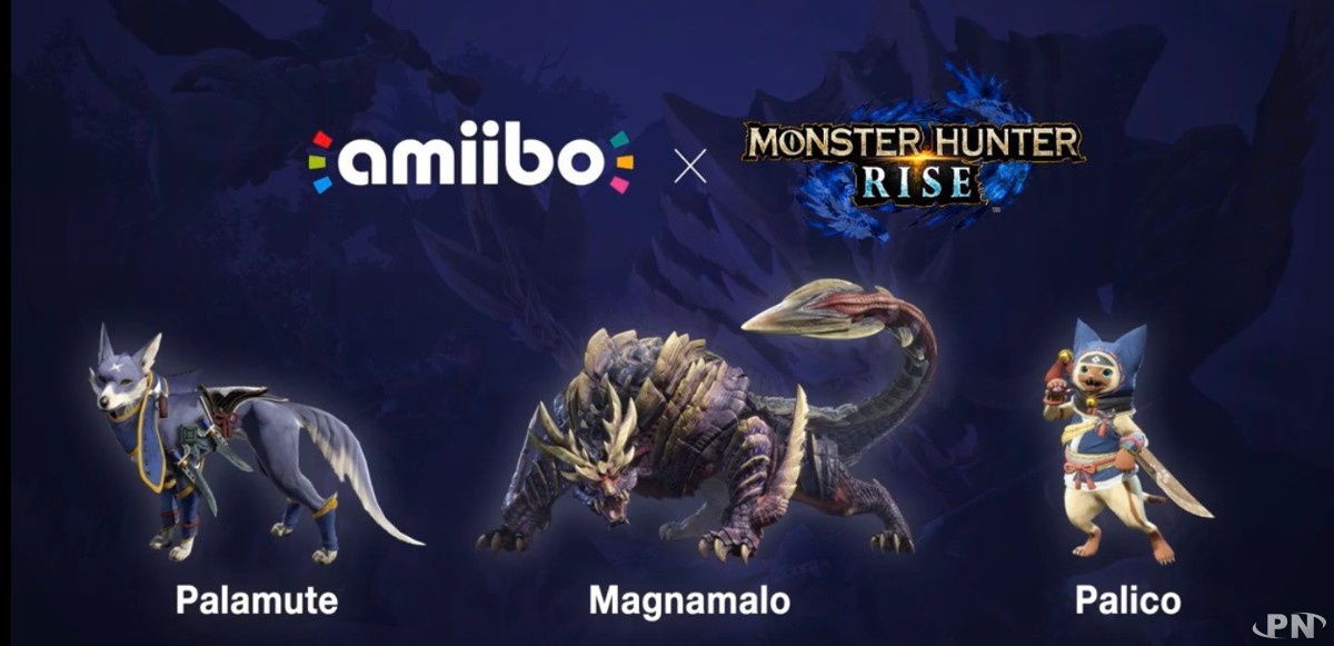 les amiibo Monster Hunter Rise.