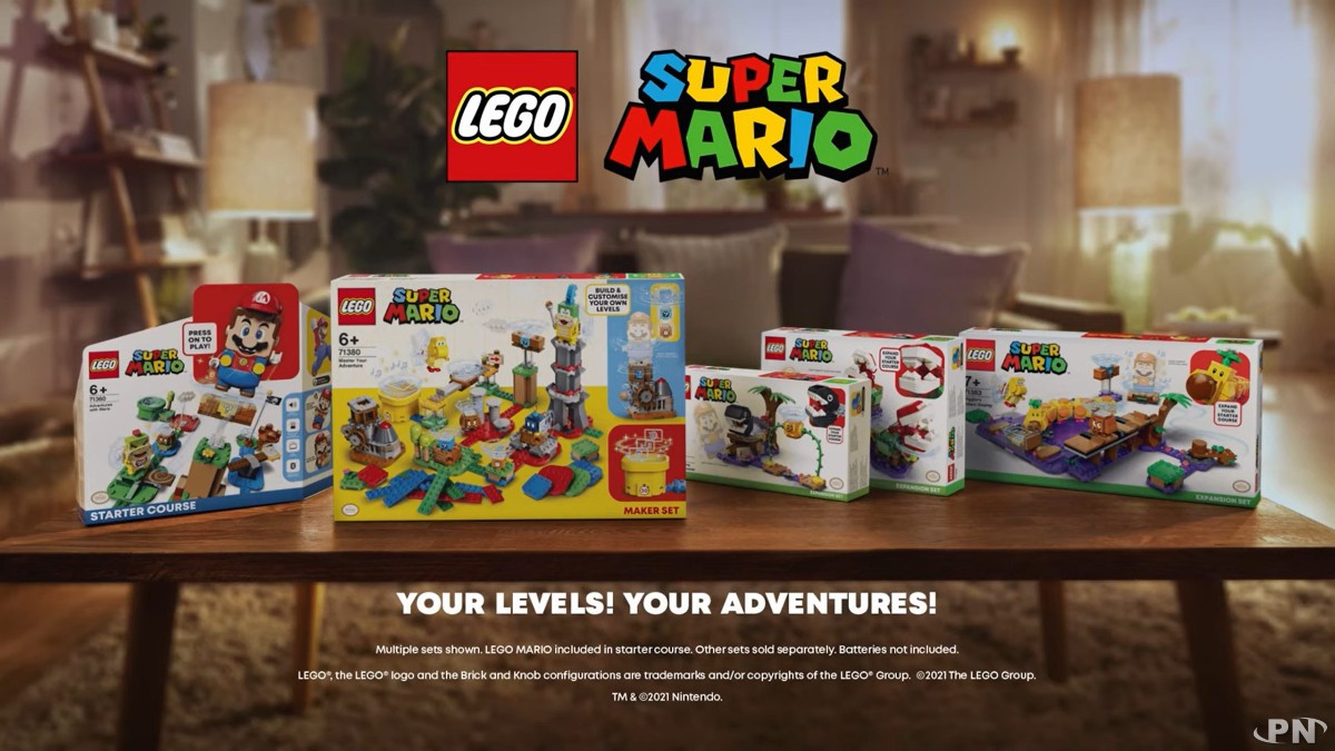Quelques sets de LEGO Super Mario