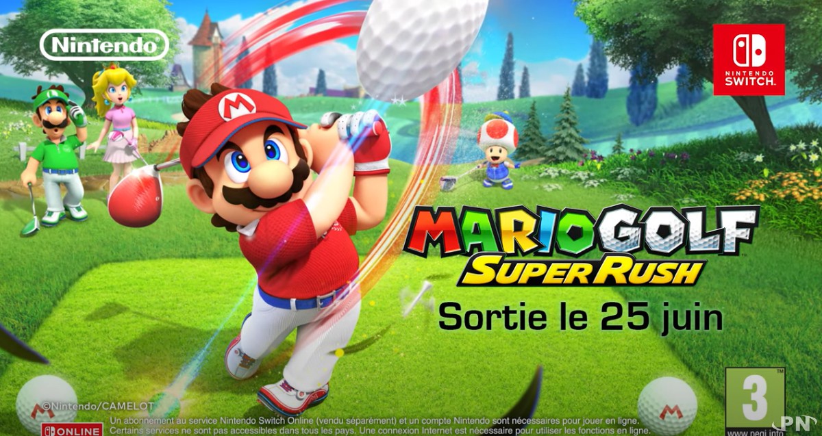Mario Golf Super Rush sortira le 25 juin 2021 sur Nintendo Switch