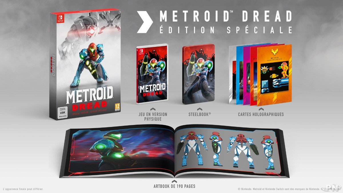 Metroid Dread Edition Spéciale : contenu de l'édition collector