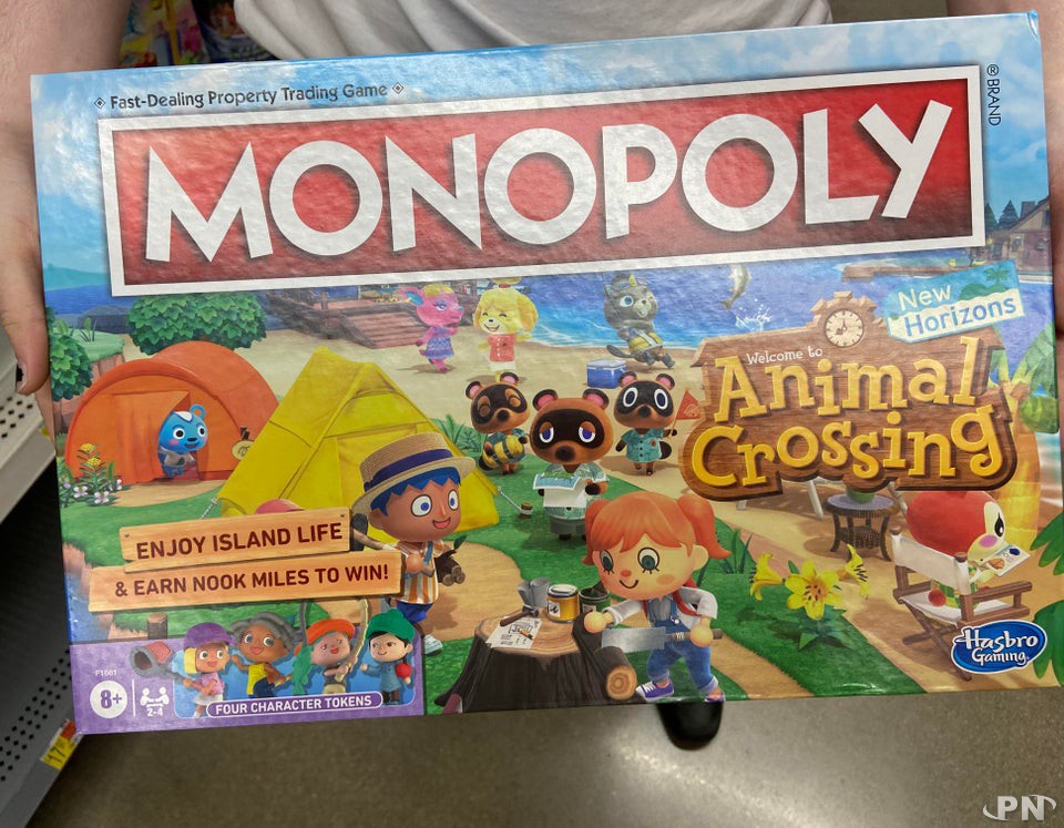 La boite du Monopoly Animal Crossing: New Horizons d'Hasbro Gaming