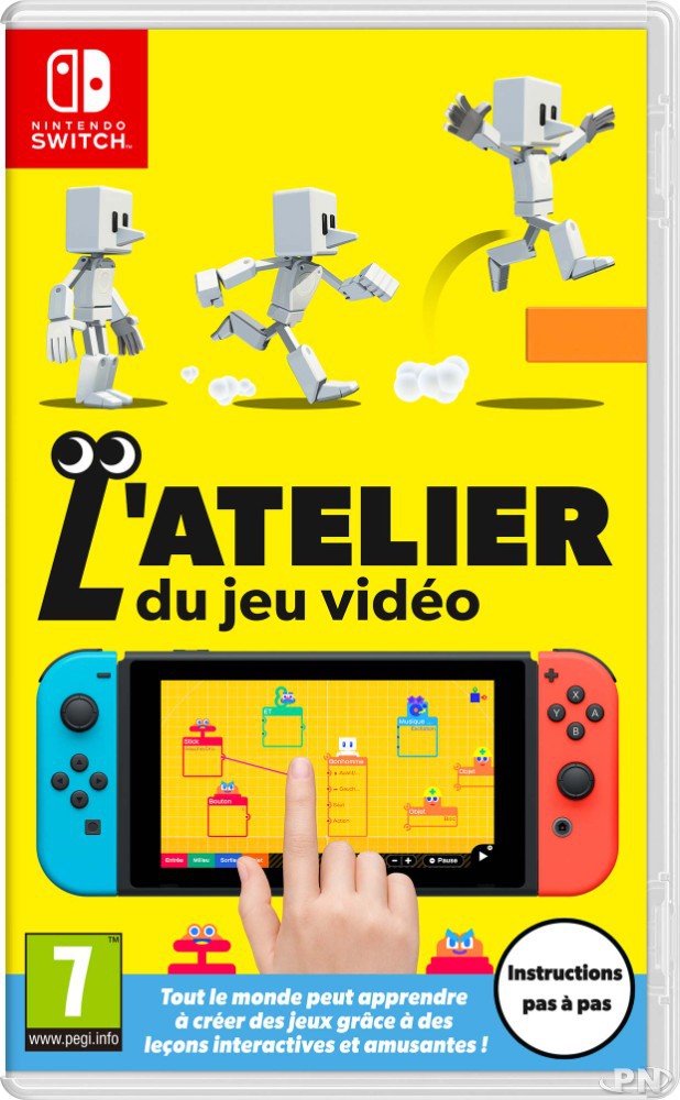 Jaquette française de L'Atelier du jeu vidéo sur Nintendo Switch