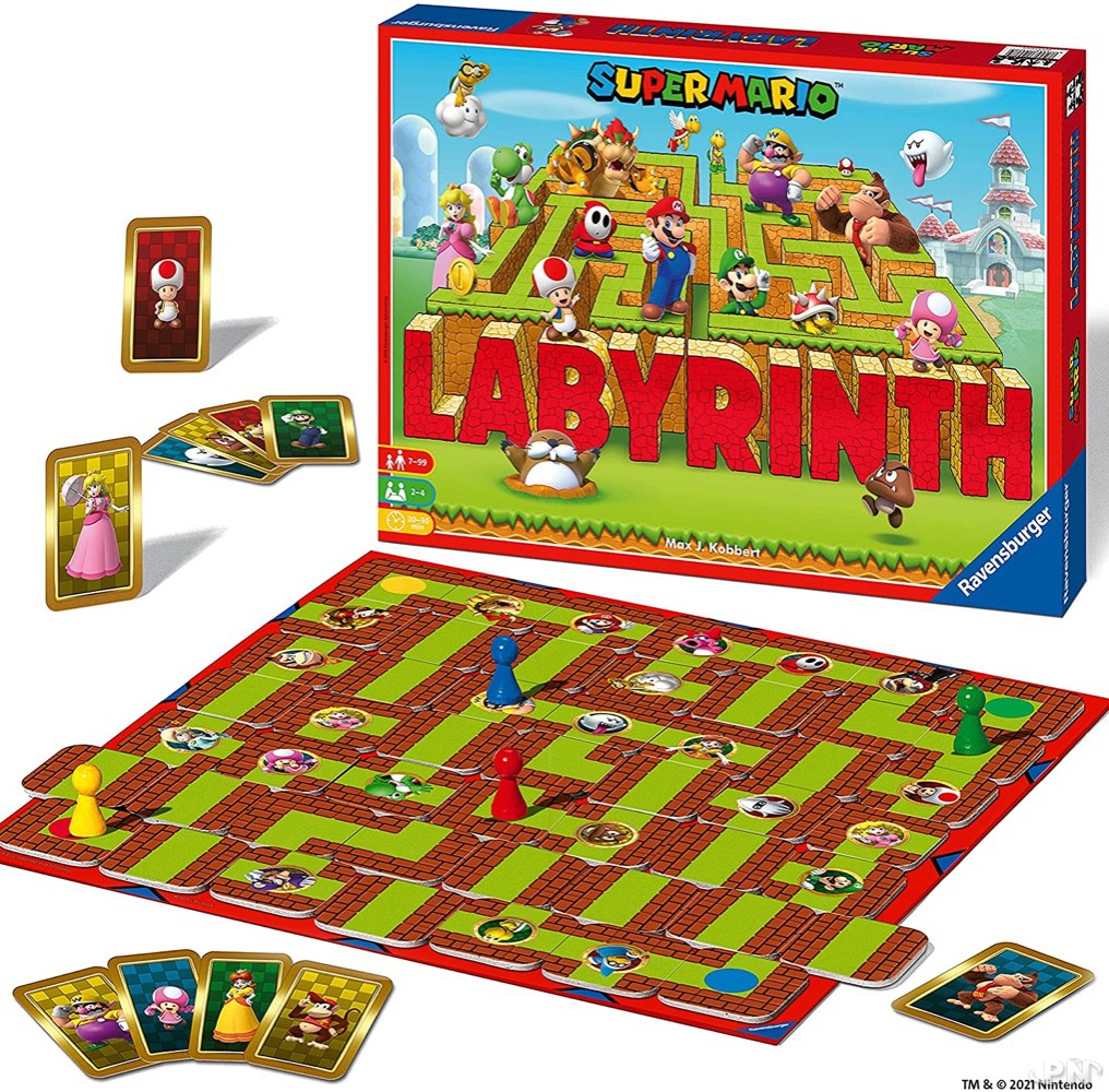 Labyrinth Super Mario de Ravensburger disponible dans le commerce !