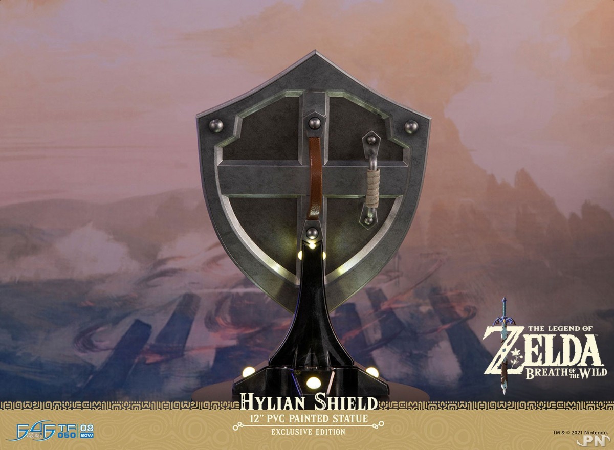 Découvrez la statuette du bouclier Hylien de Zelda : Breath of the