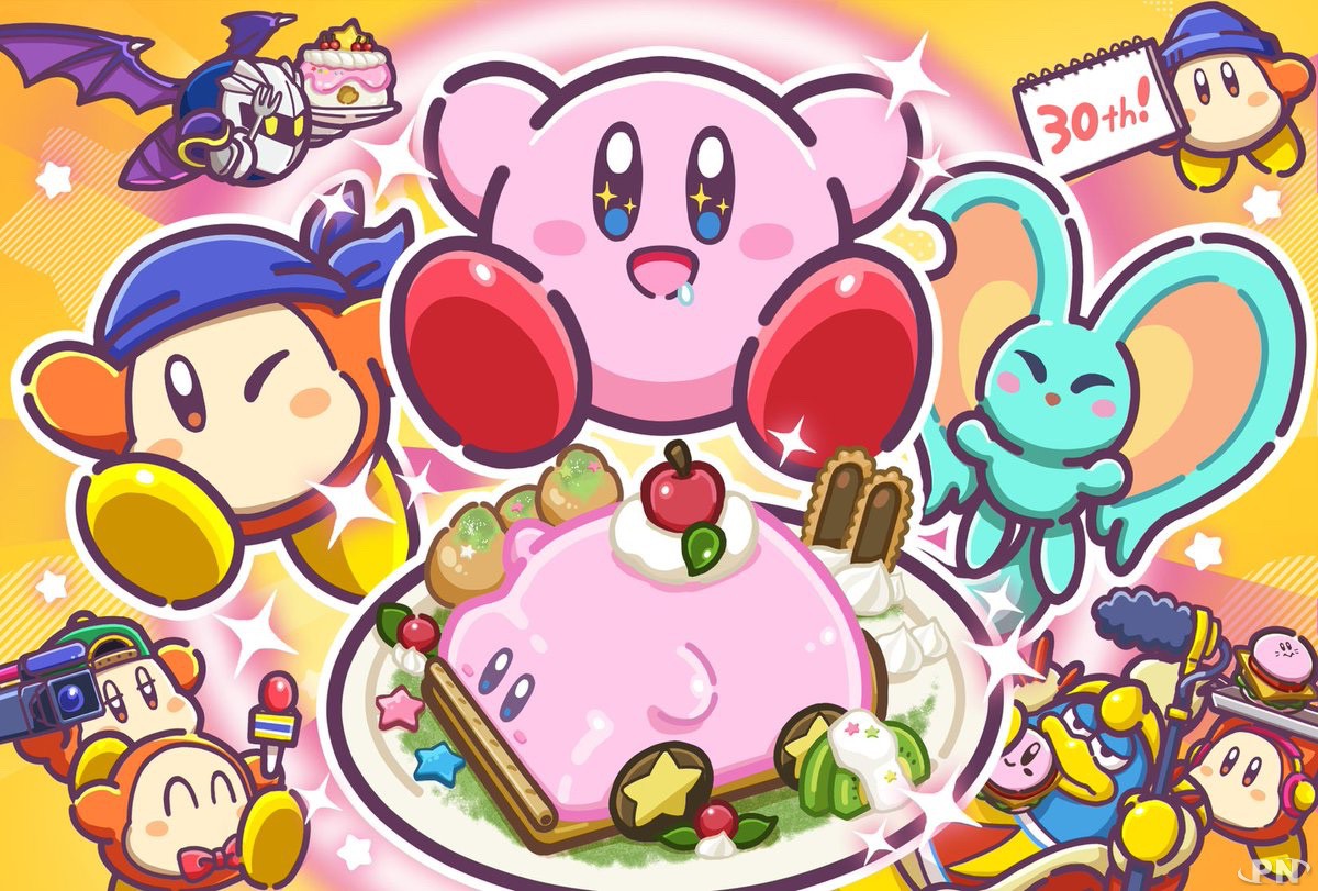 artwork 30e anniversaire de Kirby