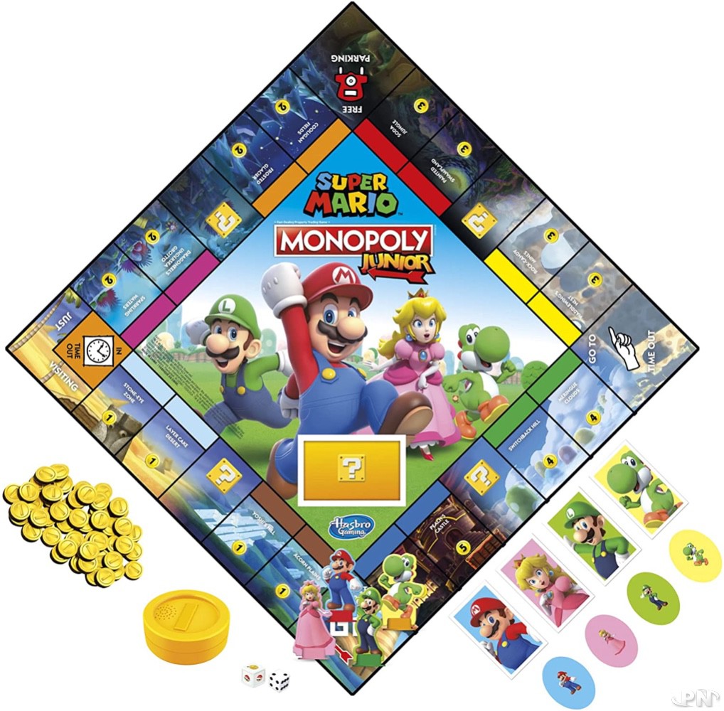 Plateau du Monopoly Junior Super Mario Edition de Hasbro