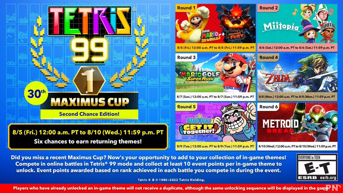 30th Grand Prix Tetris 99: catch-up session for 6 games