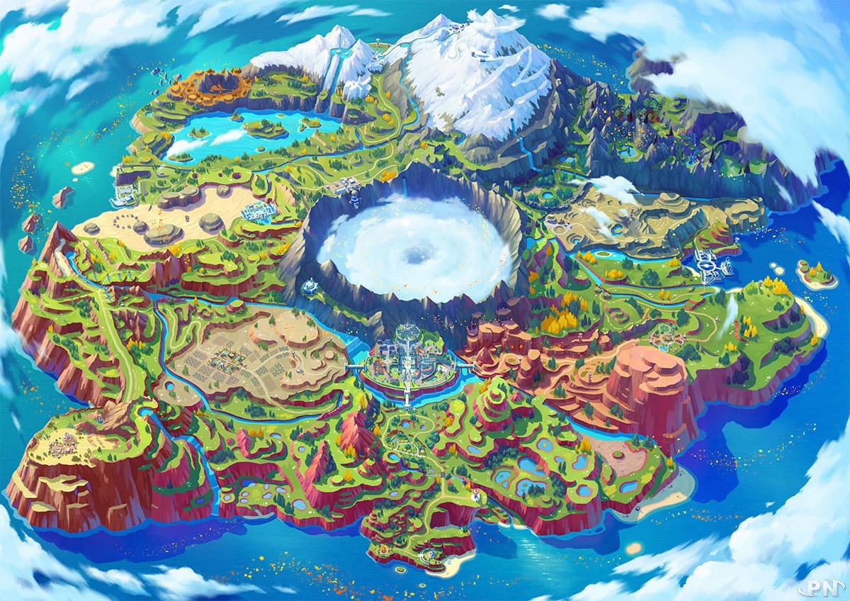Région de Paldéa dans Pokémon Ecarlate et Violet (Switch)