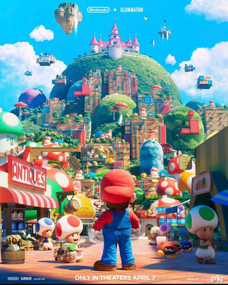 Premier visuel du film Super Mario Bros Le Film (Illumination, 2023)