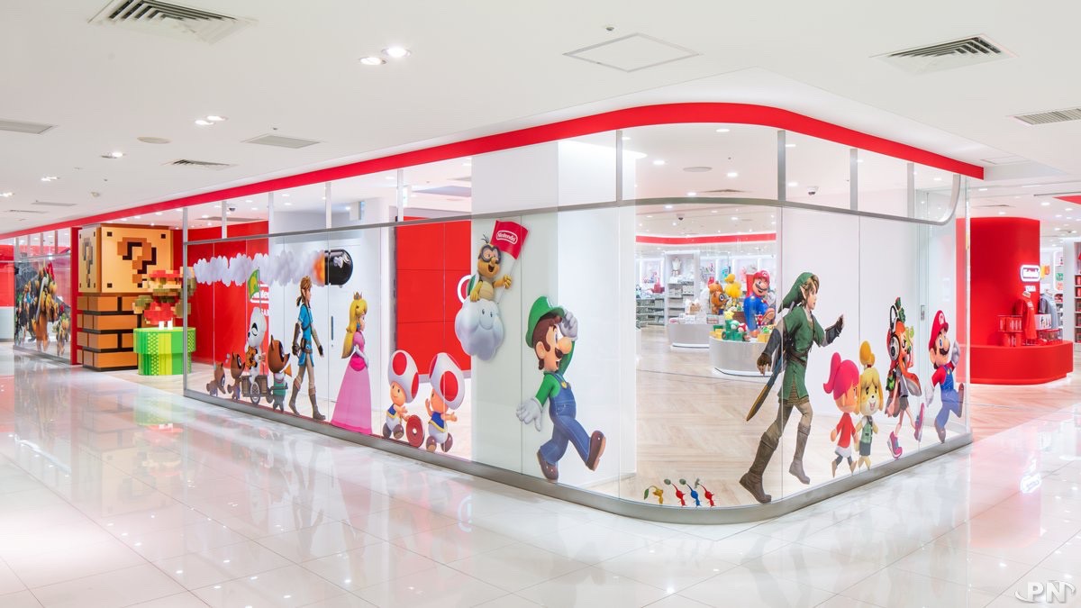 Cette vitrine va en faire briller des yeux à Nintendo Osaka