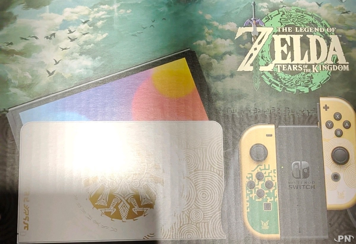 Rumeur : photo de l'édition Switch OLED collector The Legend of Zelda: Tears of the Kingdom