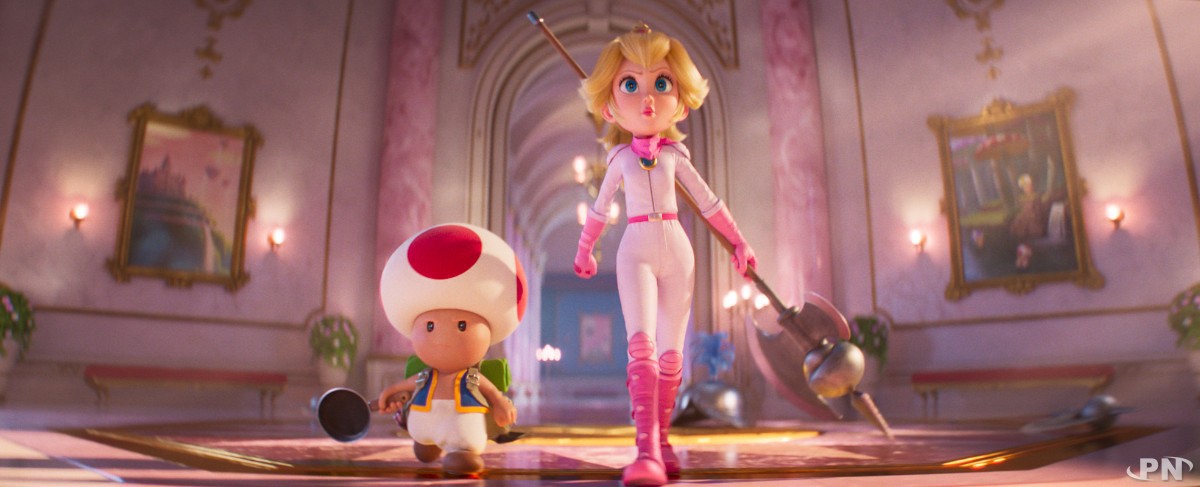 Peach est une princesse de caractère dans le film Super Mario Bros Le Film