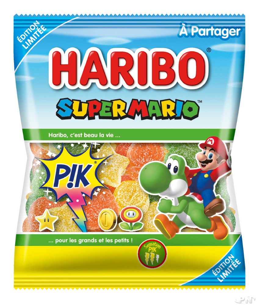 Paquet de bonbons Haribo P!k X Super Mario