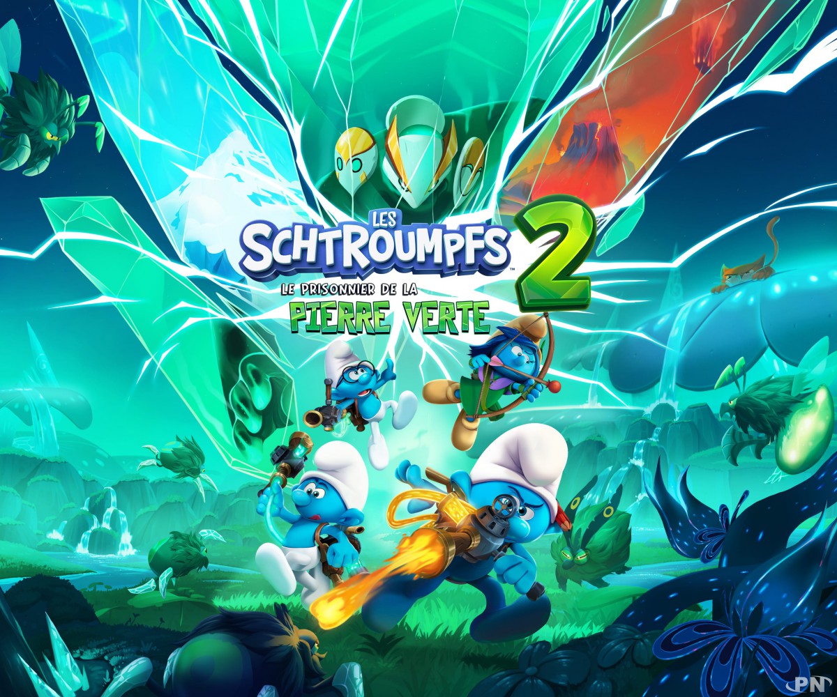 Illustration du jeu Les Schtroumpfs 2 - Le prisonnier de la pierre verte
