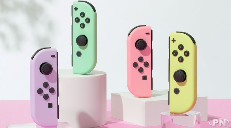 Nouvelles couleurs pastel pour les Joy-Cons de la Nintendo Switch