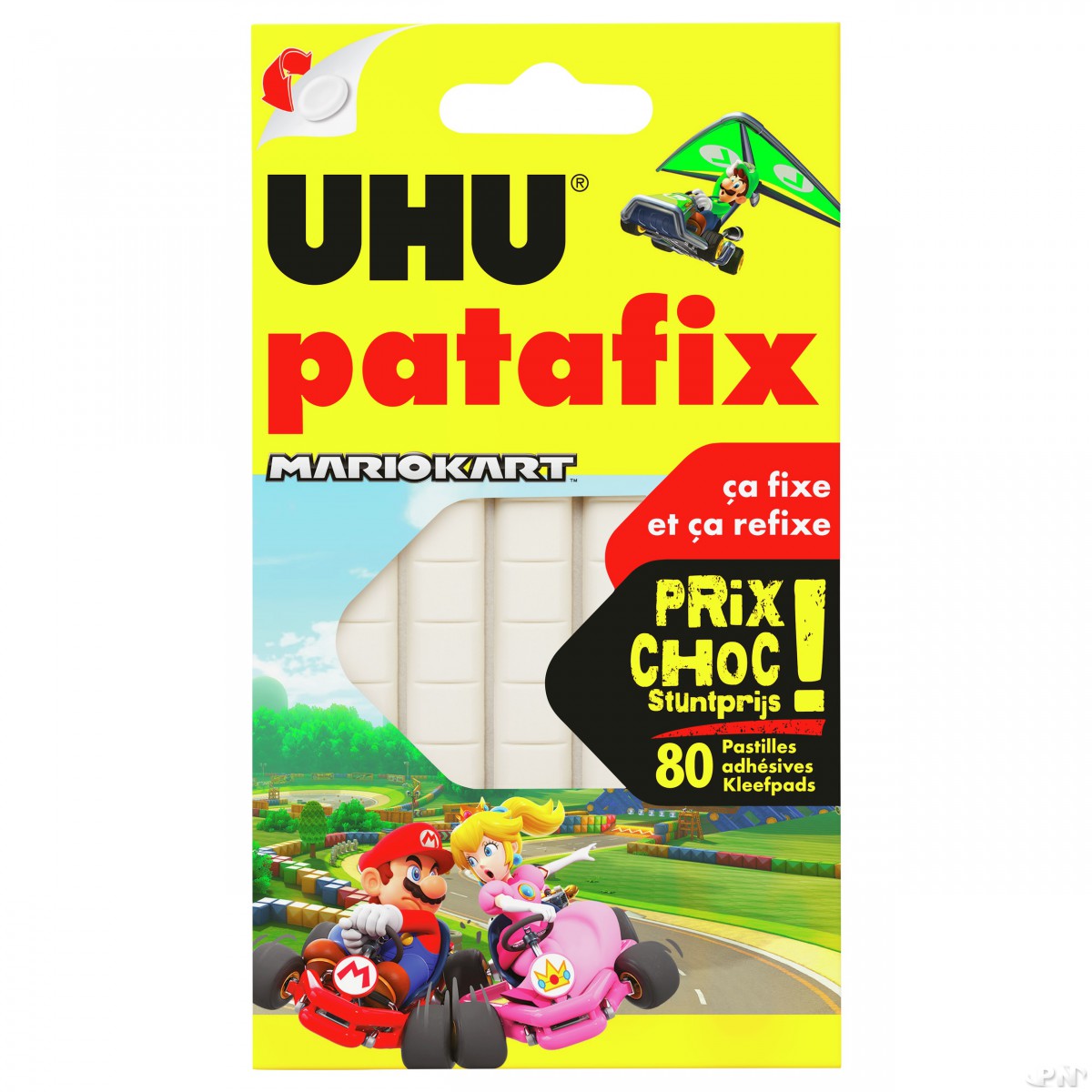 Patafix Mario Kart avec pastilles blanches