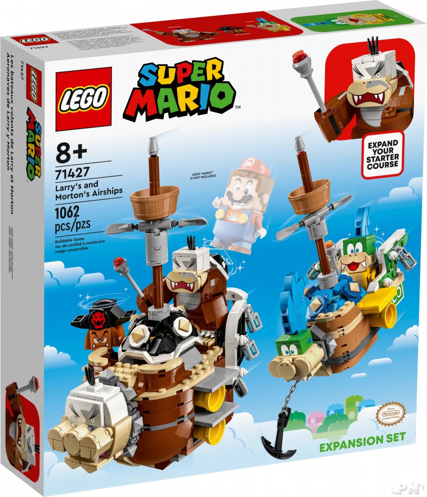 Lego annonce l'Ensemble d'extension Forteresses volantes de Larry et Morton