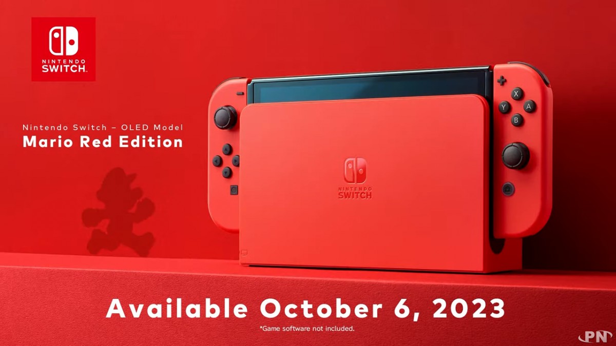 La Switch OLED Edition Mario (rouge) sortira le 6 octobre 2023 !