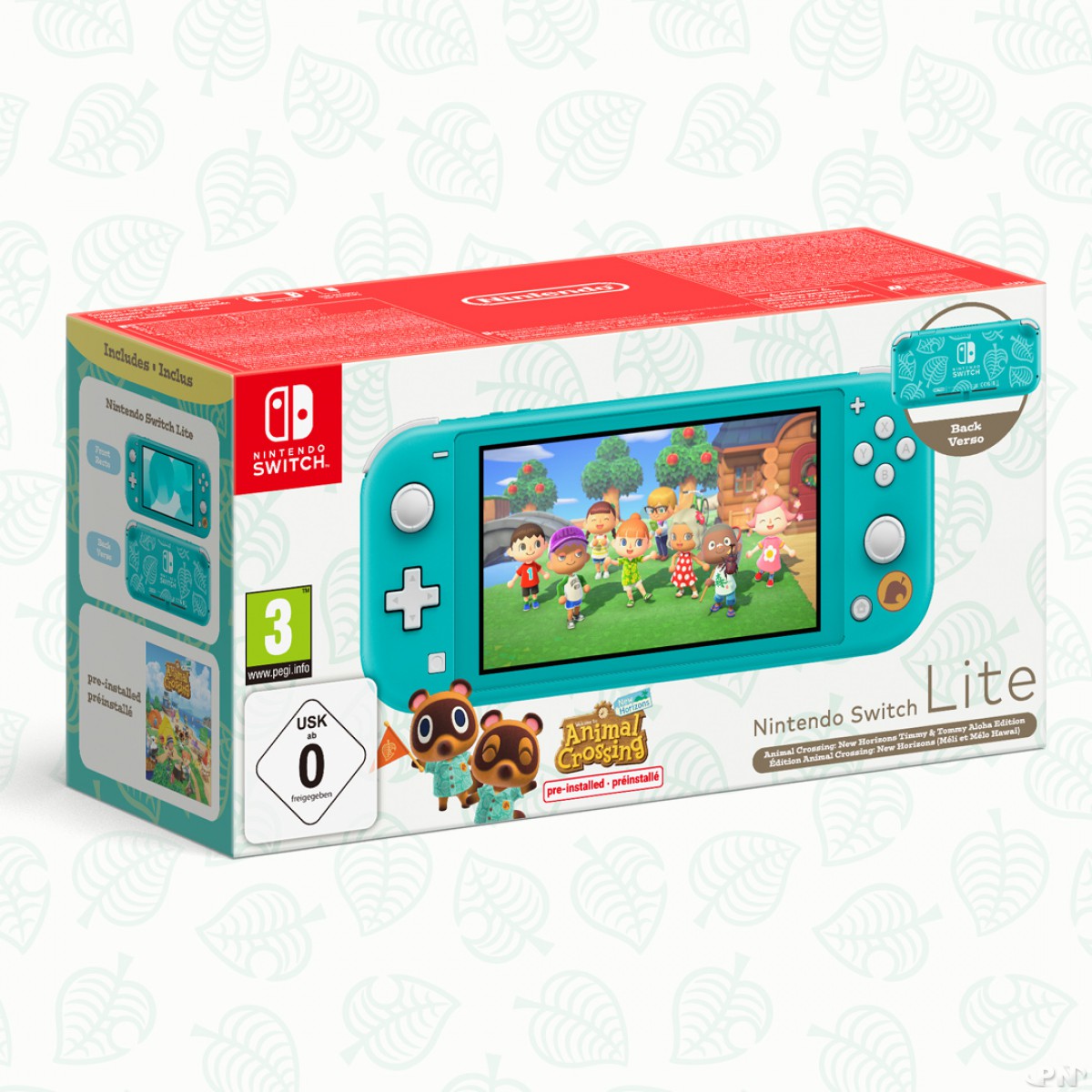 Nouveau bundle Nintendo Switch Lite avec Animal Crossing: New Horizons (turquoise)