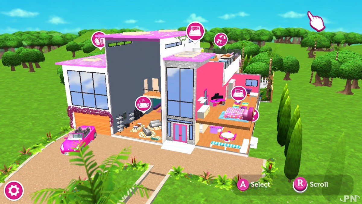 Décorez la maison de Barbie dans Barbie Dreamhouse Adventures sur Nintendo Switch