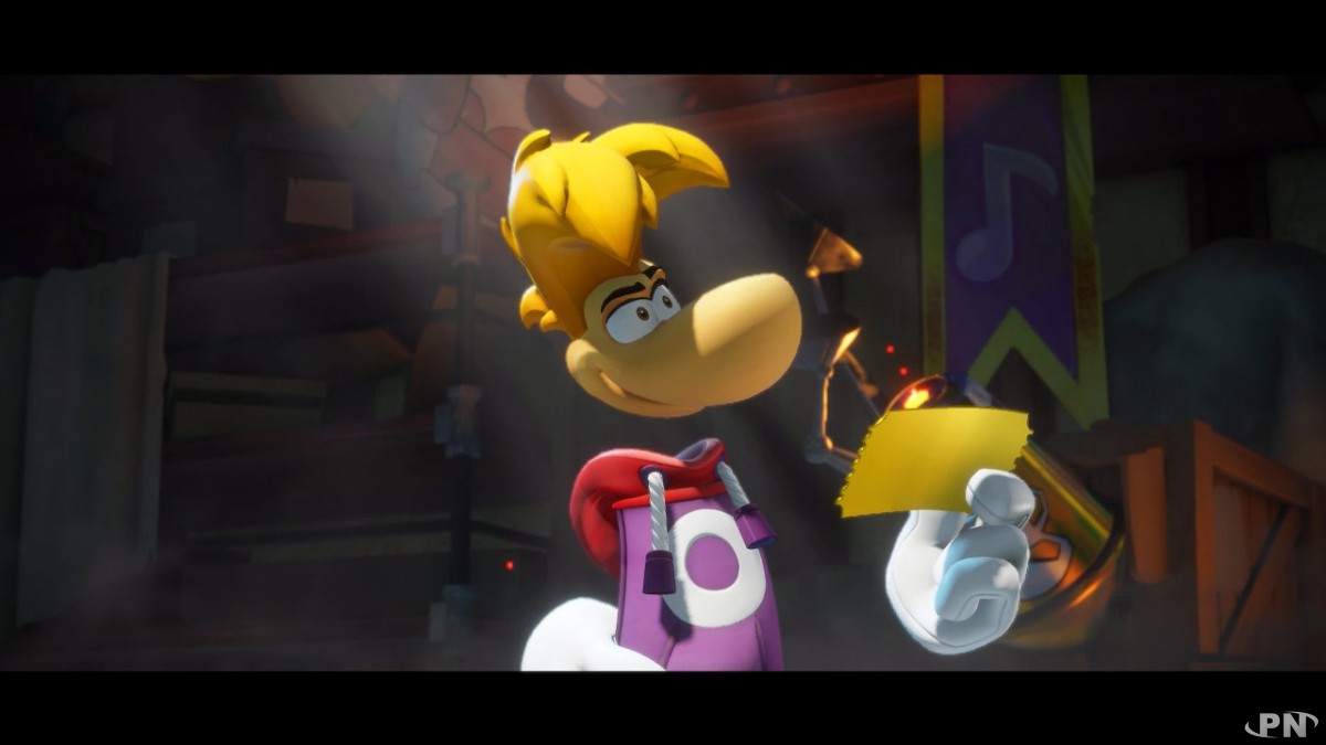 Rayman dans le DLC final de Mario vs Lapins crétins: Sparks of hope