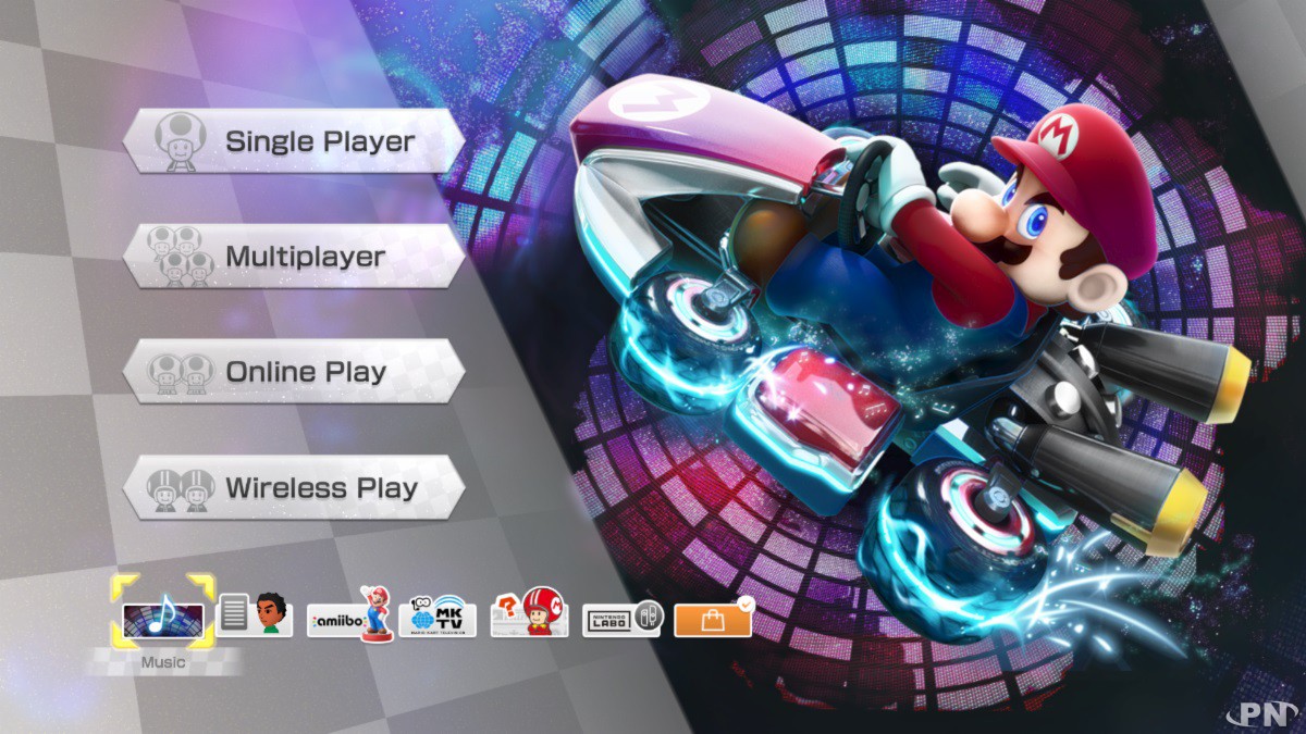 Un nouveau choix dans le menu avec la prochaine mise à jour de Mario Kart 8 Deluxe
