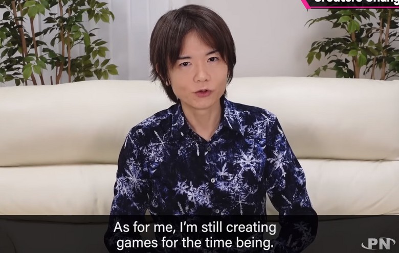 Masahiro Sakurai : 'en ce qui me concerne, je crée toujours des jeux vidéo'