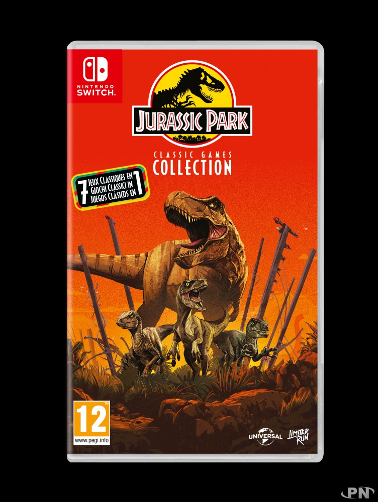 Jaquette de Jurassic Parc Classic Games Collection sur Switch