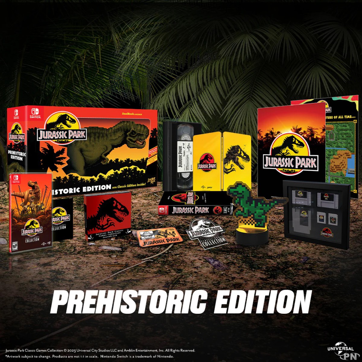 La Prehistoric Edition de Jurassic Parc Classic Games Collection proposée par Limited Run Games à la rentrée 2023