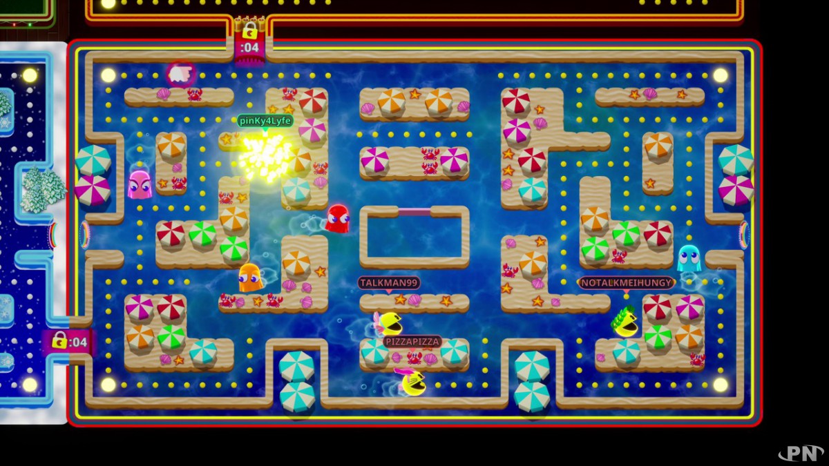 Capture écran du jeu Pac-Man Mega Tunnel Battle: Chomp Champs