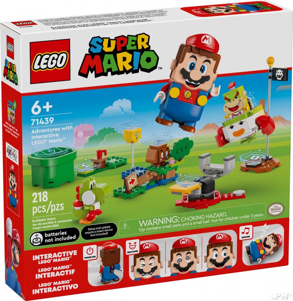 Packaging avant du set Lego Super Mario n°71439 : Les Aventures de Lego Mario interactif
