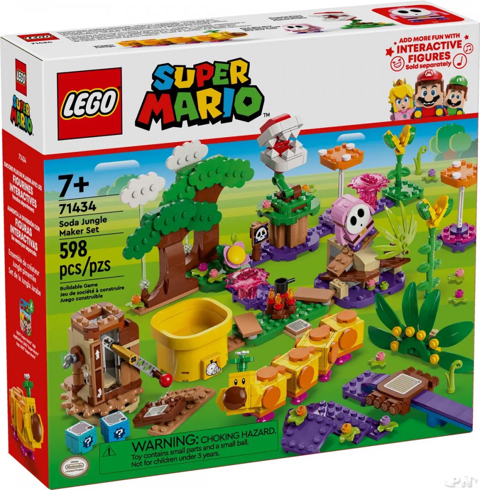Avant du packaging du Set Lego Super Mario : Set de créateur jungle Cassis