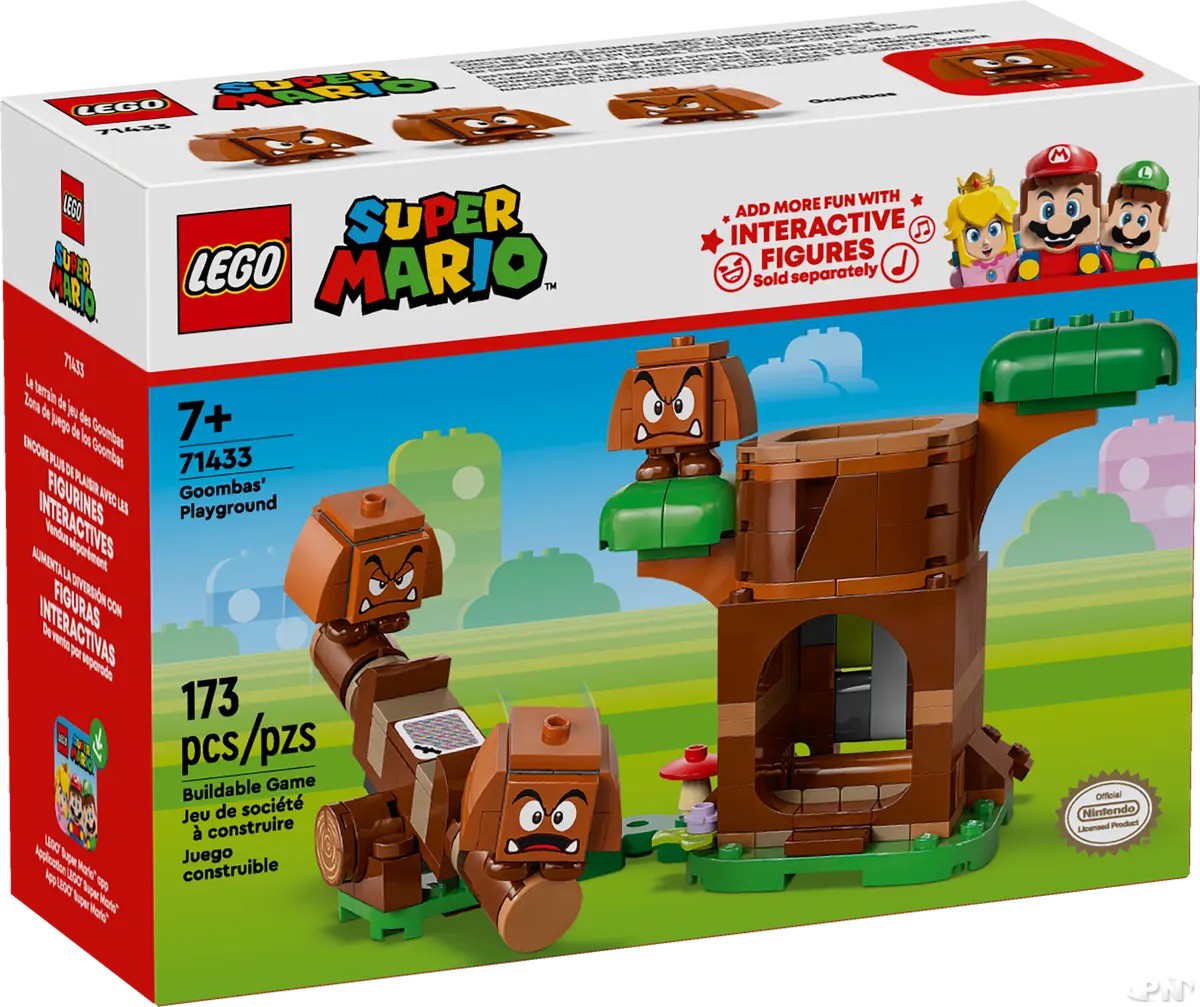 Packaging avant du set Lego Super Mario n°71433 : Terrain de jeu des Goombas