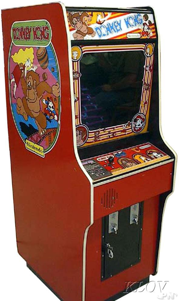 La borne d'arcade Donkey Kong