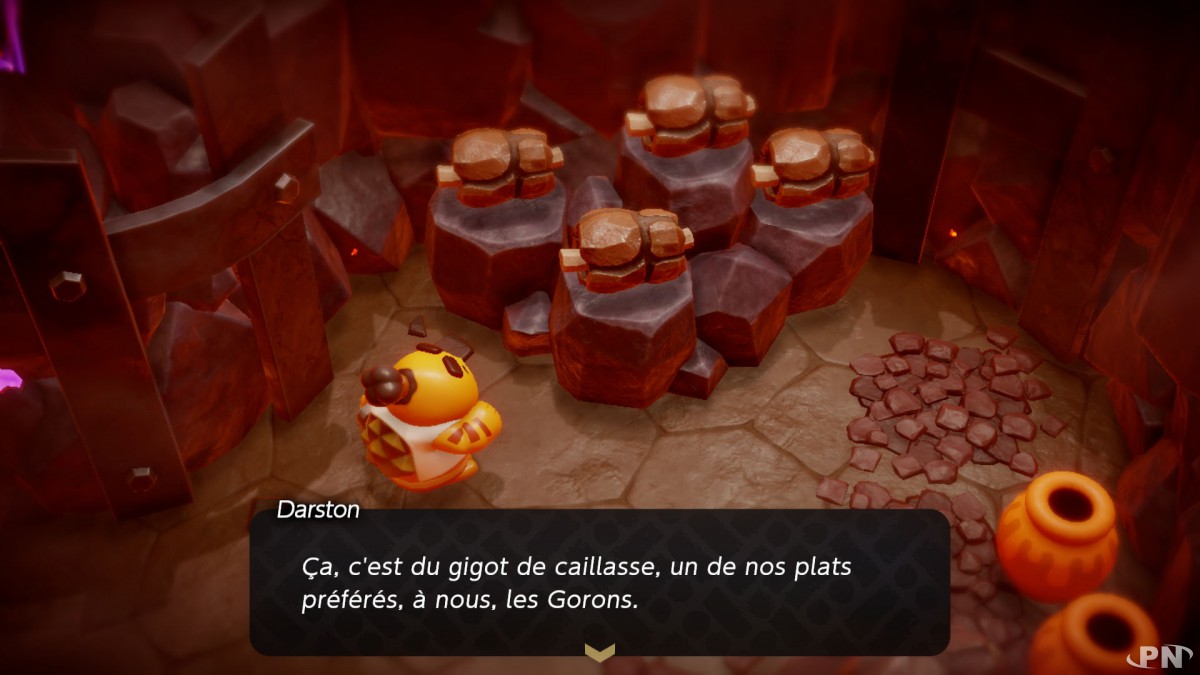 Capture écran du jeu The Legend of Zelda: Echoes of Wisdom (texte en français)