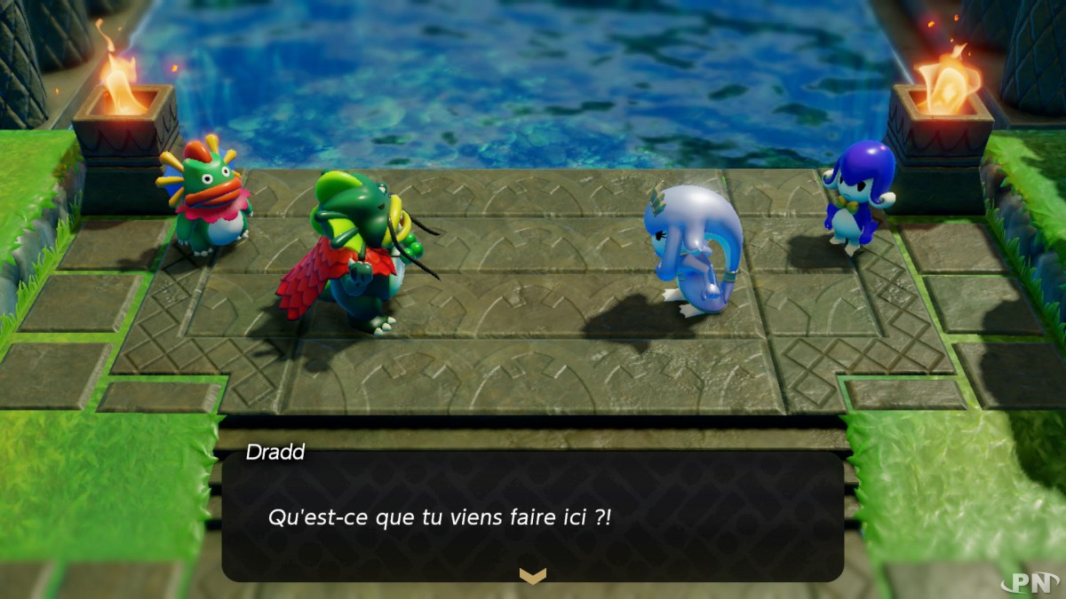 Capture écran du jeu The Legend of Zelda: Echoes of Wisdom (texte en français)