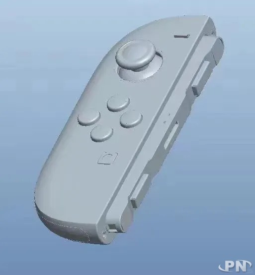 Modélisation 3D du Joy-Con droit de la Switch 2