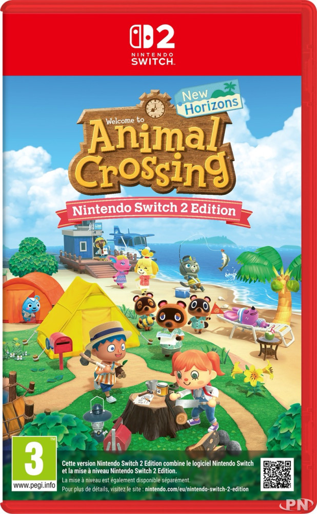 Jaquette Animal Crossing: New Horizons - Nintendo Switch 2 Edition (version européenne française)