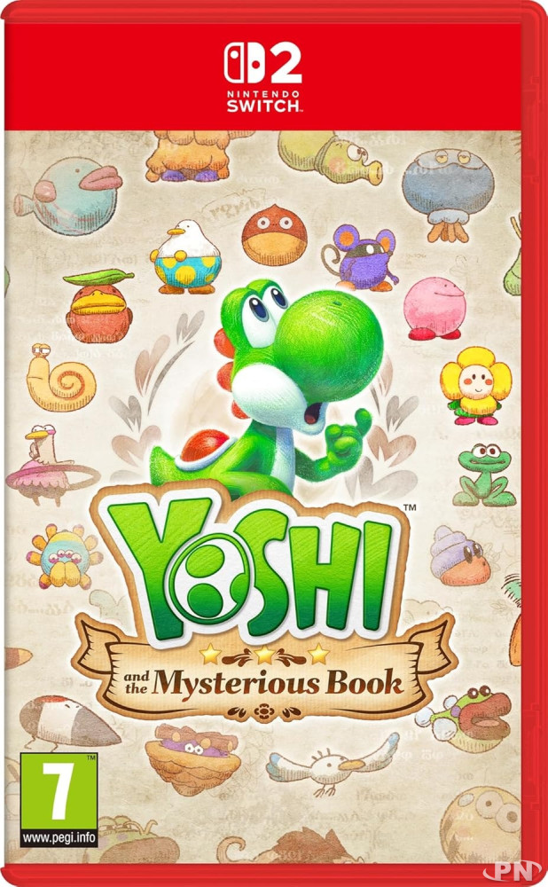 Jaquette FR du jeu Yoshi and the Mysterious Book, sur Switch 2
